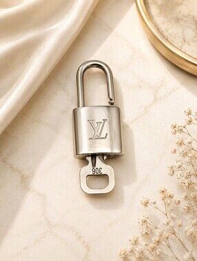 Louis Vuitton Silver Plated Padlock